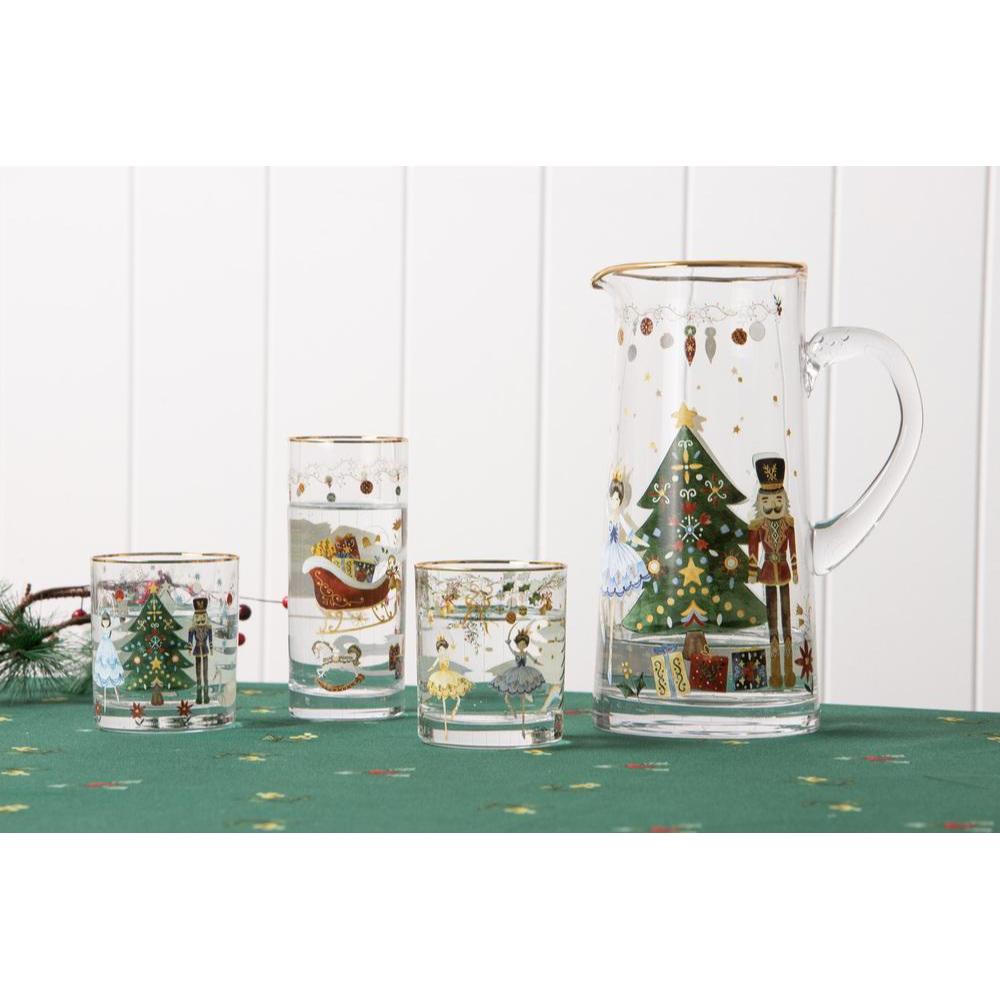 Ashdene Christmas Wonderland Crystal Set of 4 Tumblers