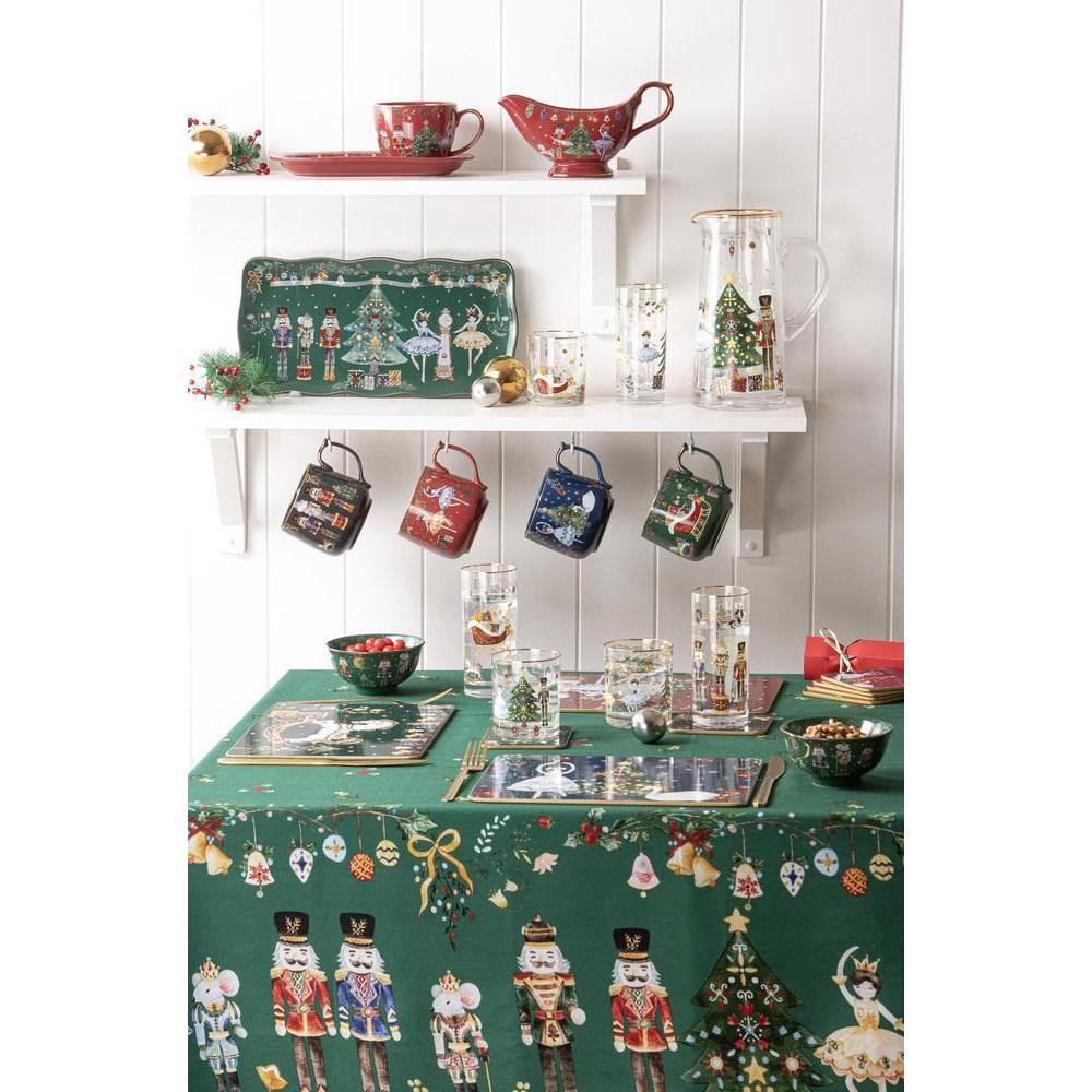 Ashdene Christmas Wonderland Tablecloth Green