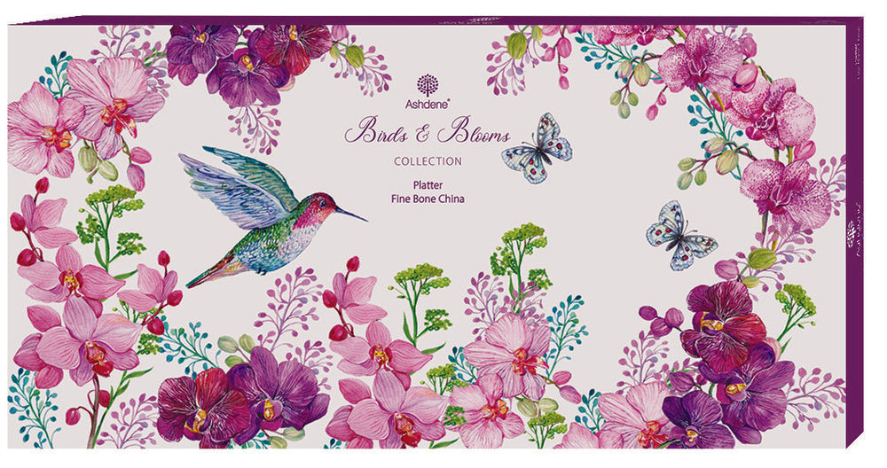 Ashdene Birds & Blooms Rectangle Platter