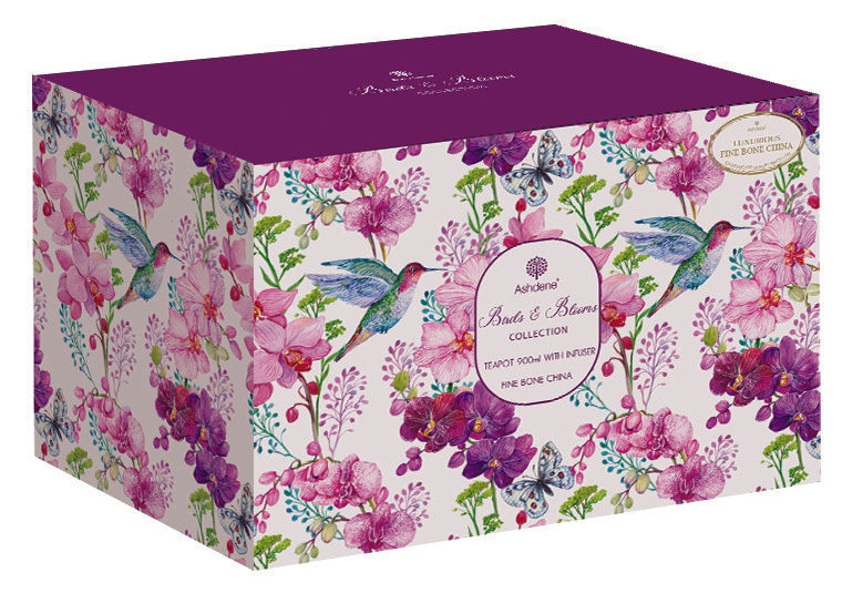 Ashdene Birds & Blooms Infuser Teapot