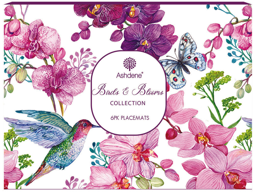 Ashdene Birds & Blooms Set of 6 Placemat