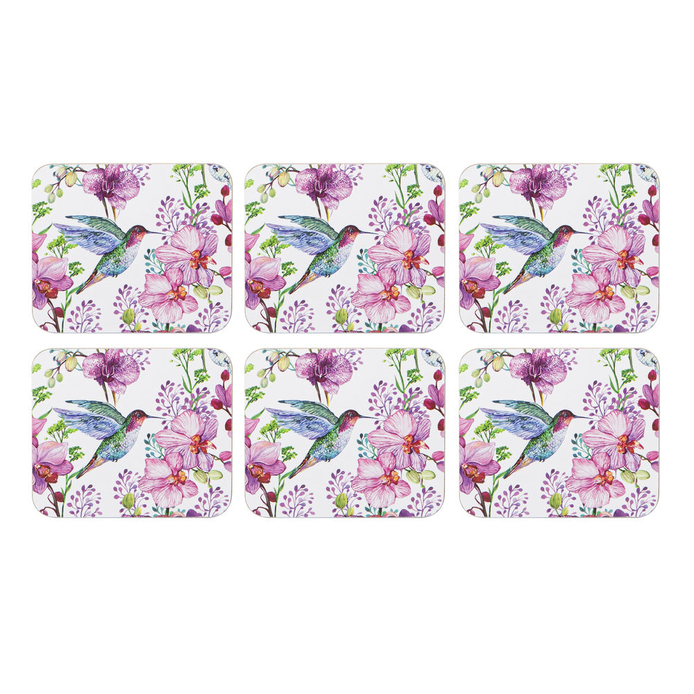 Ashdene Birds & Blooms Set of 6 Coaster Set