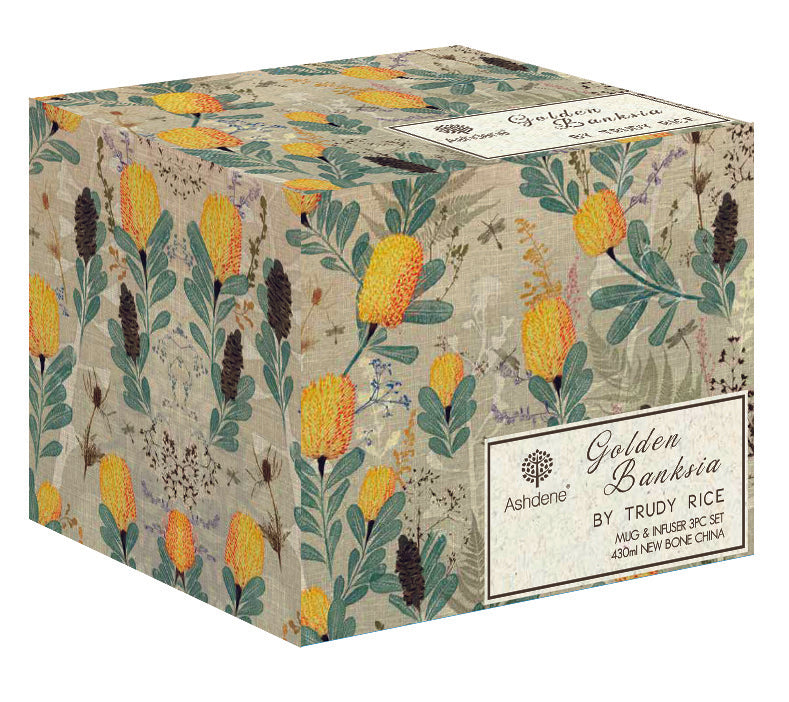 Ashdene Golden Banksia 3 Piece Infuser