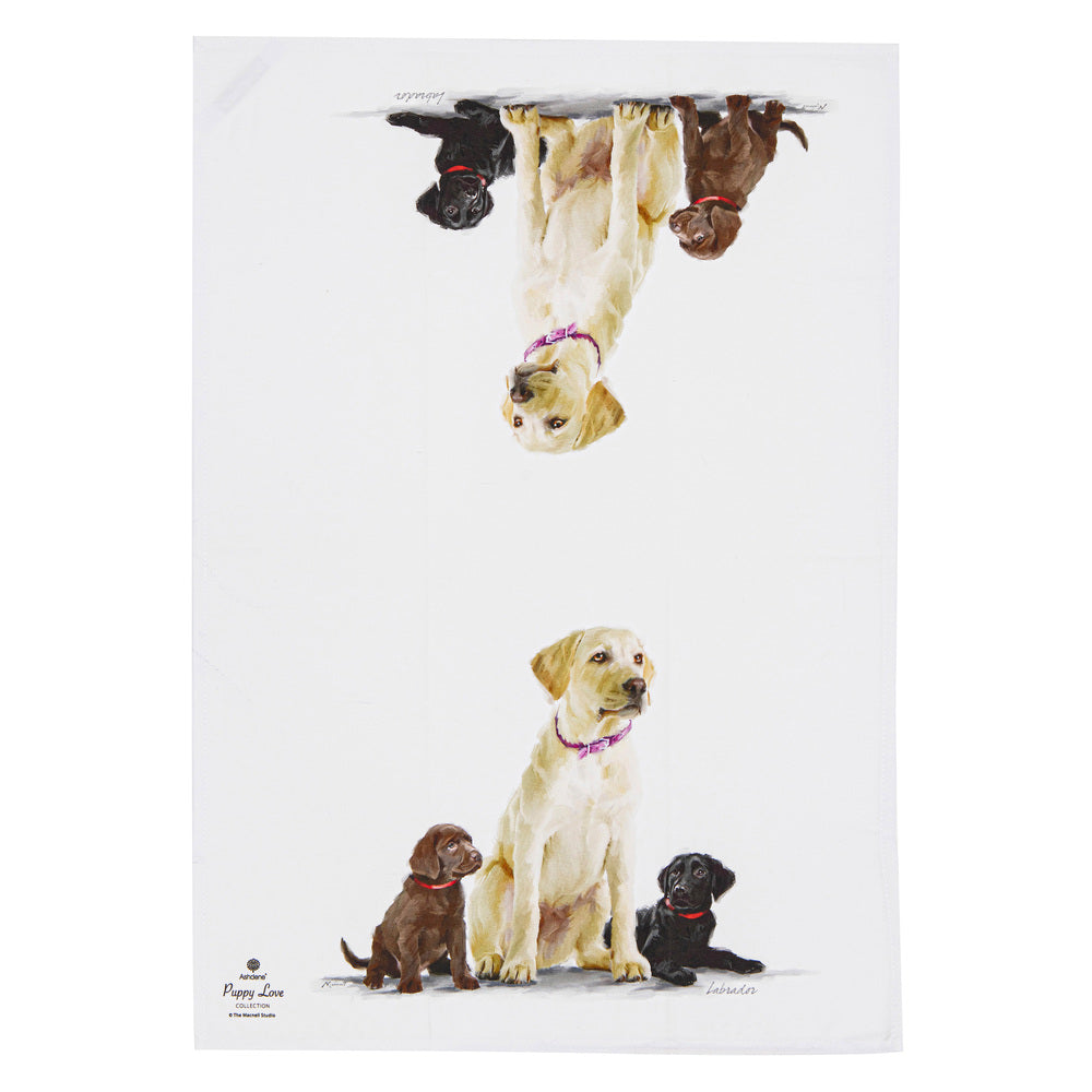 Ashdene Puppy Love Set of 2 Tea Towels