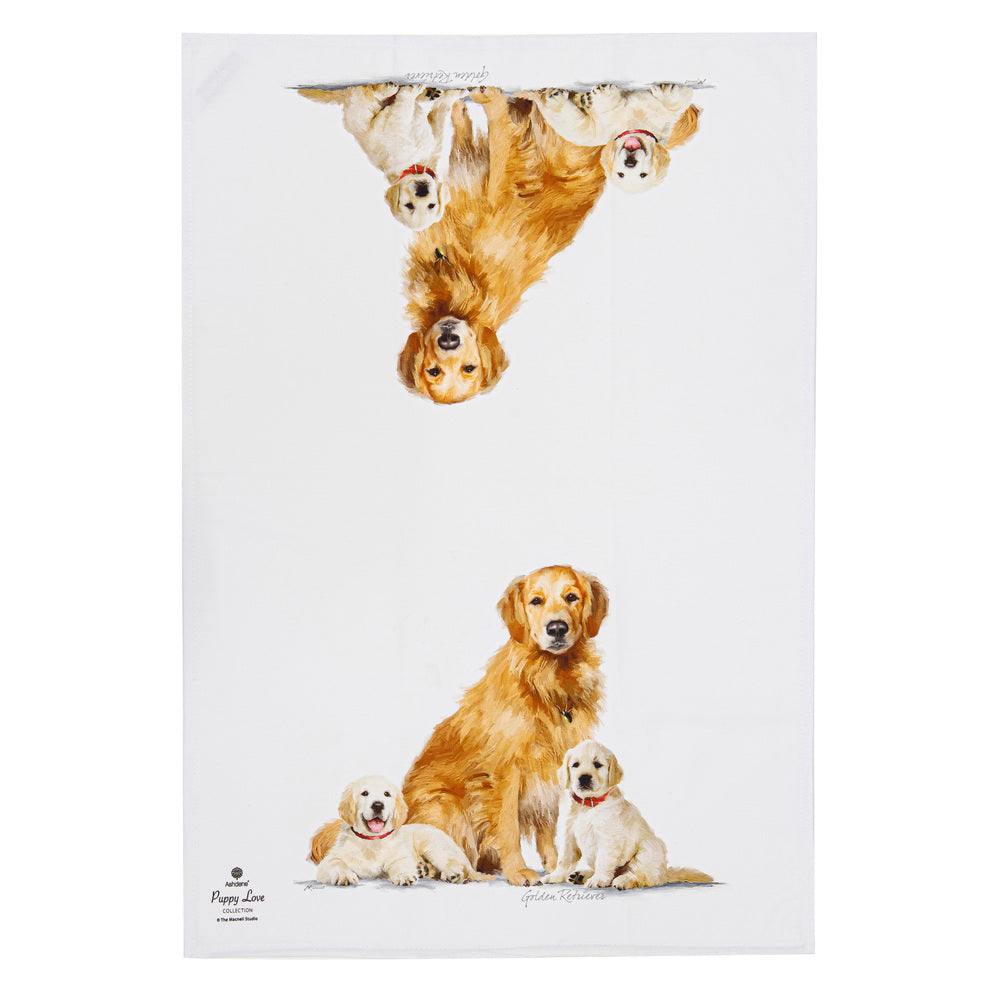 Ashdene Puppy Love Set of 2 Tea Towels