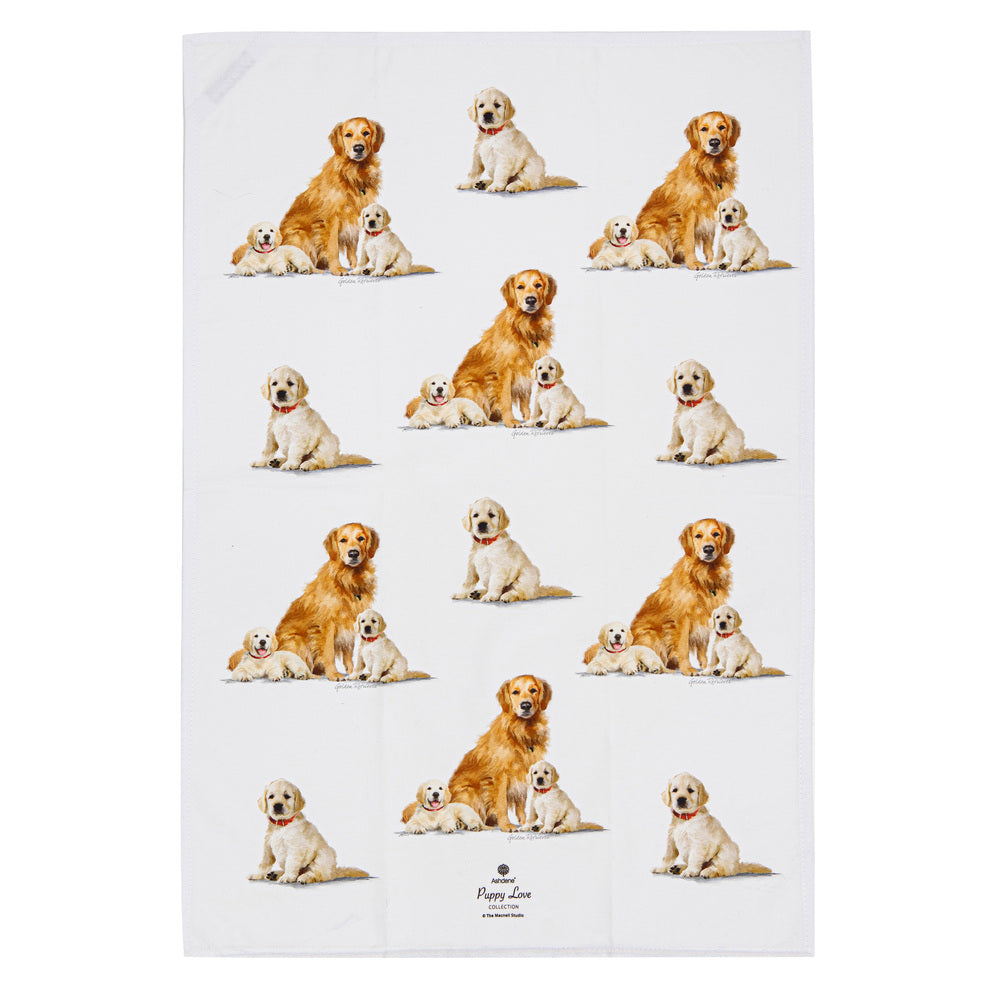 Ashdene Puppy Love Set of 2 Tea Towels