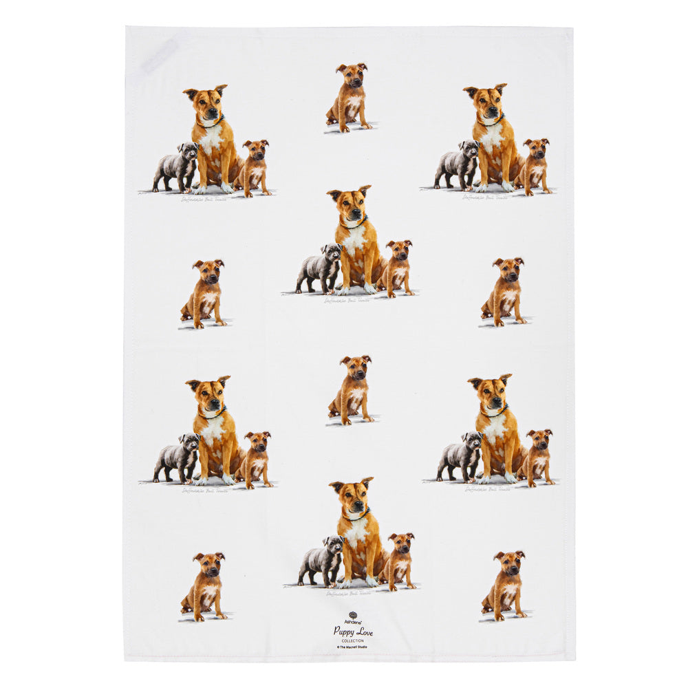 Ashdene Puppy Love Set of 2 Tea Towels