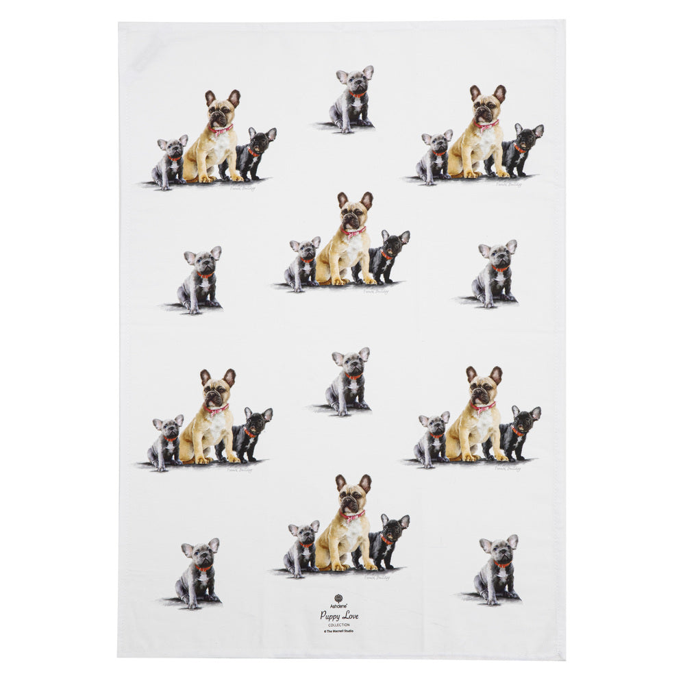 Ashdene Puppy Love Set of 2 Tea Towels