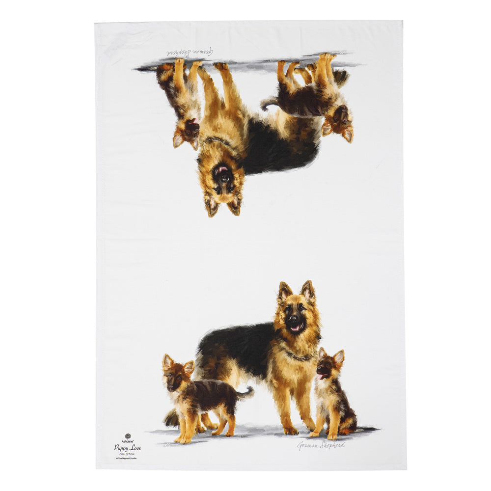 Ashdene Puppy Love Set of 2 Tea Towels