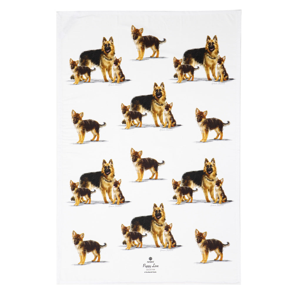 Ashdene Puppy Love Set of 2 Tea Towels