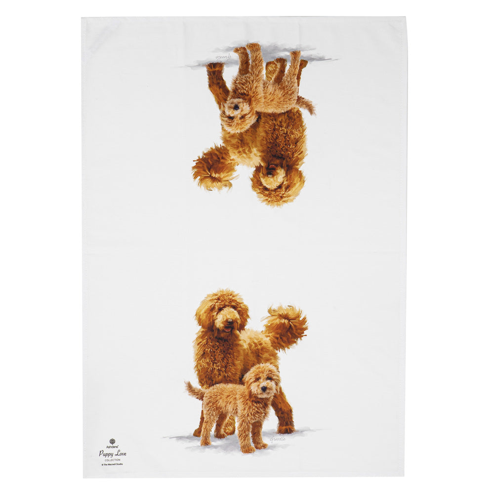 Ashdene Puppy Love Set of 2 Tea Towels