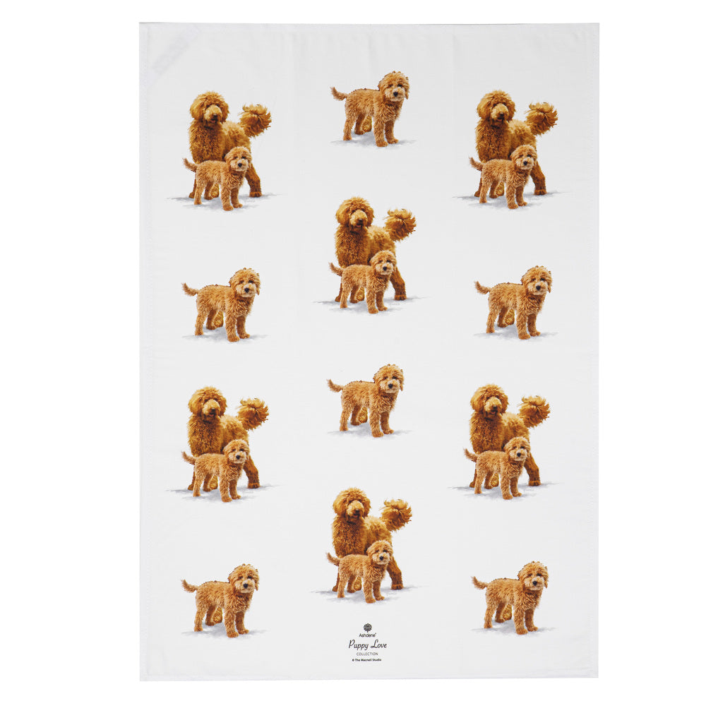Ashdene Puppy Love Set of 2 Tea Towels