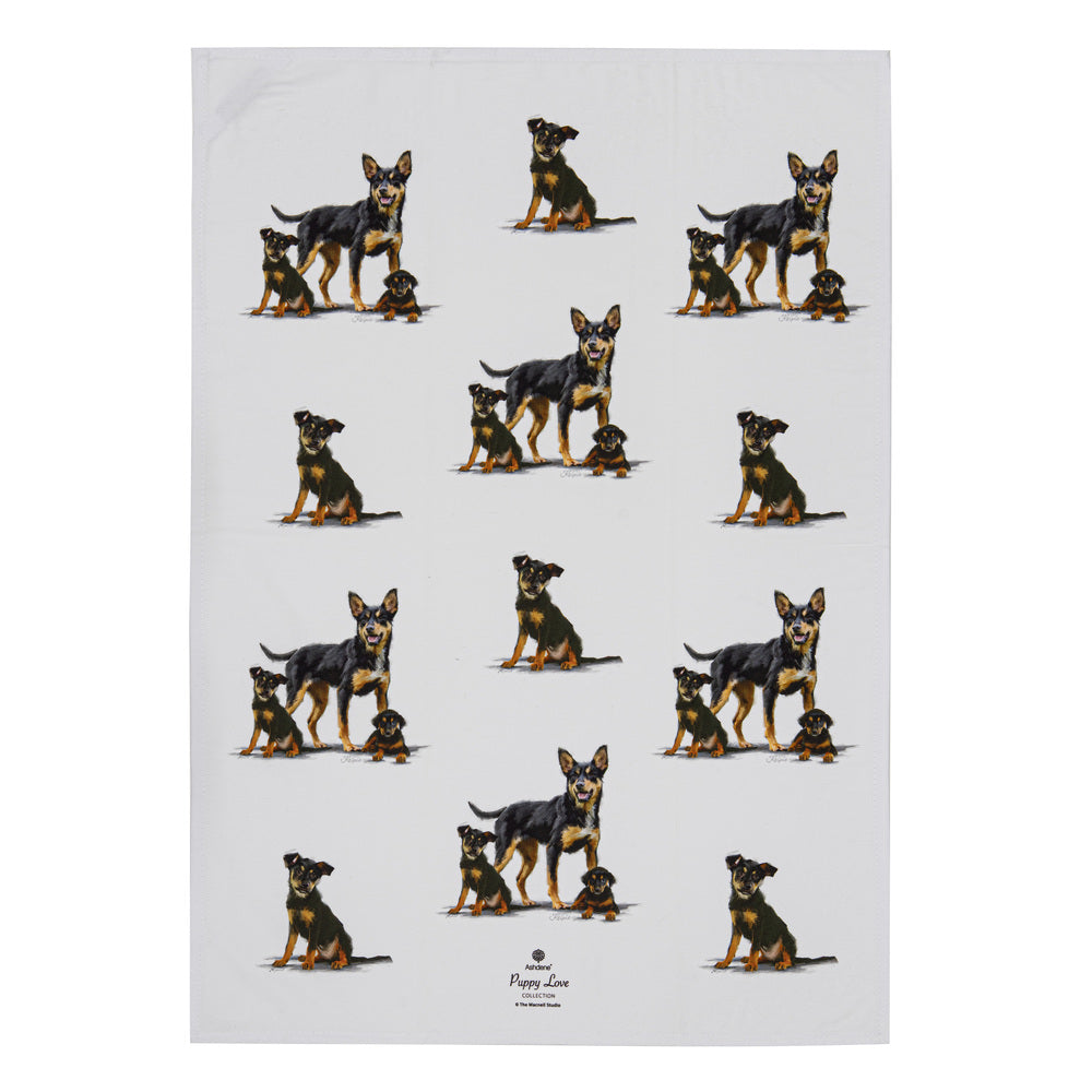 Ashdene Puppy Love Set of 2 Tea Towels