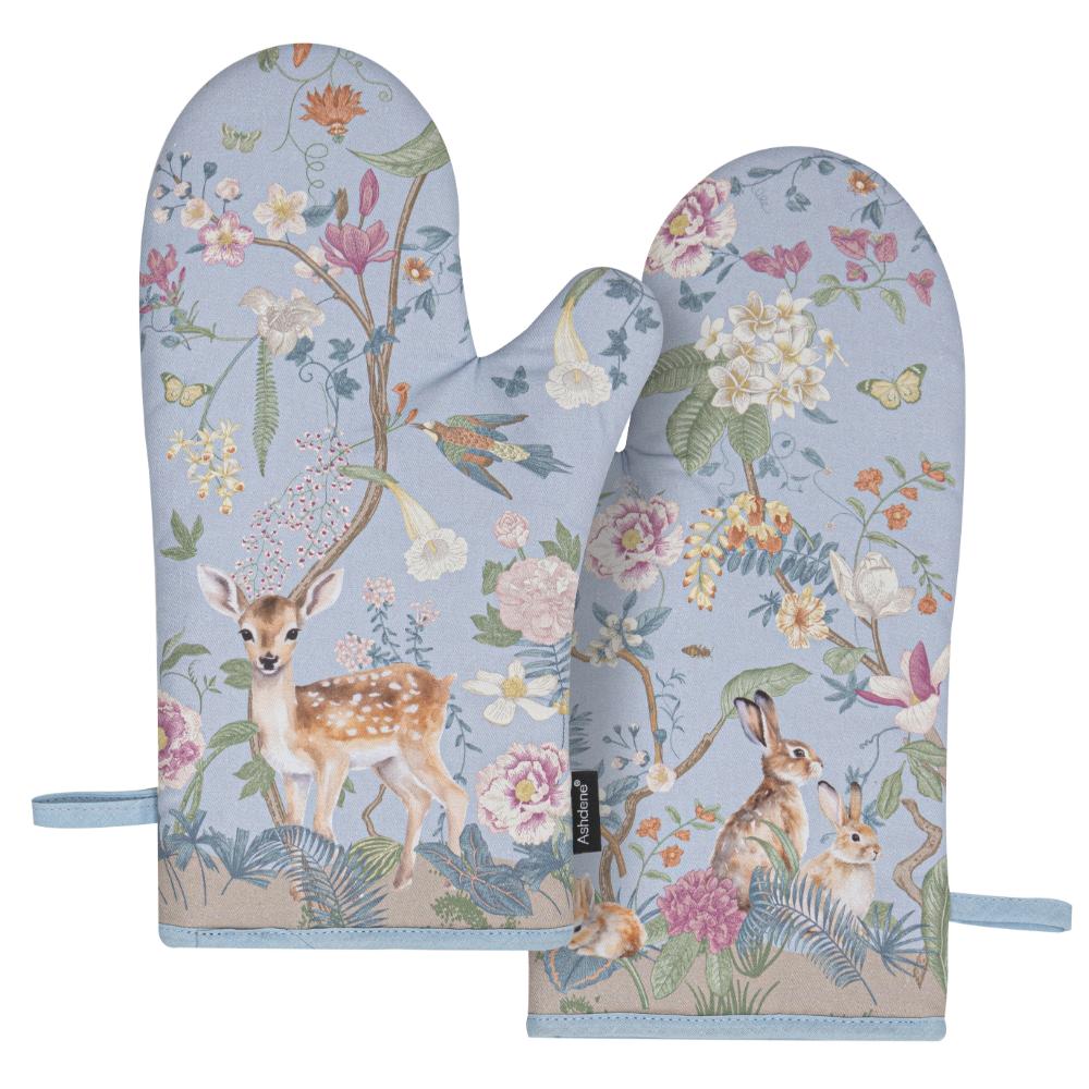 Ashdene Enchanted Forest Set of 2 Oven Mitts