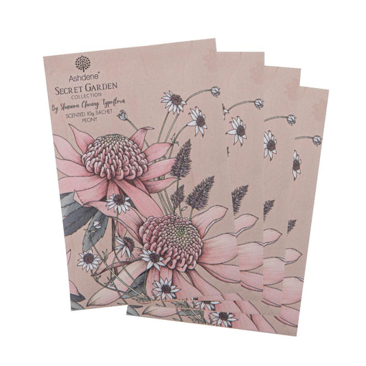 Ashdene Secret Garden Set of 4 Scented Sachets 10g