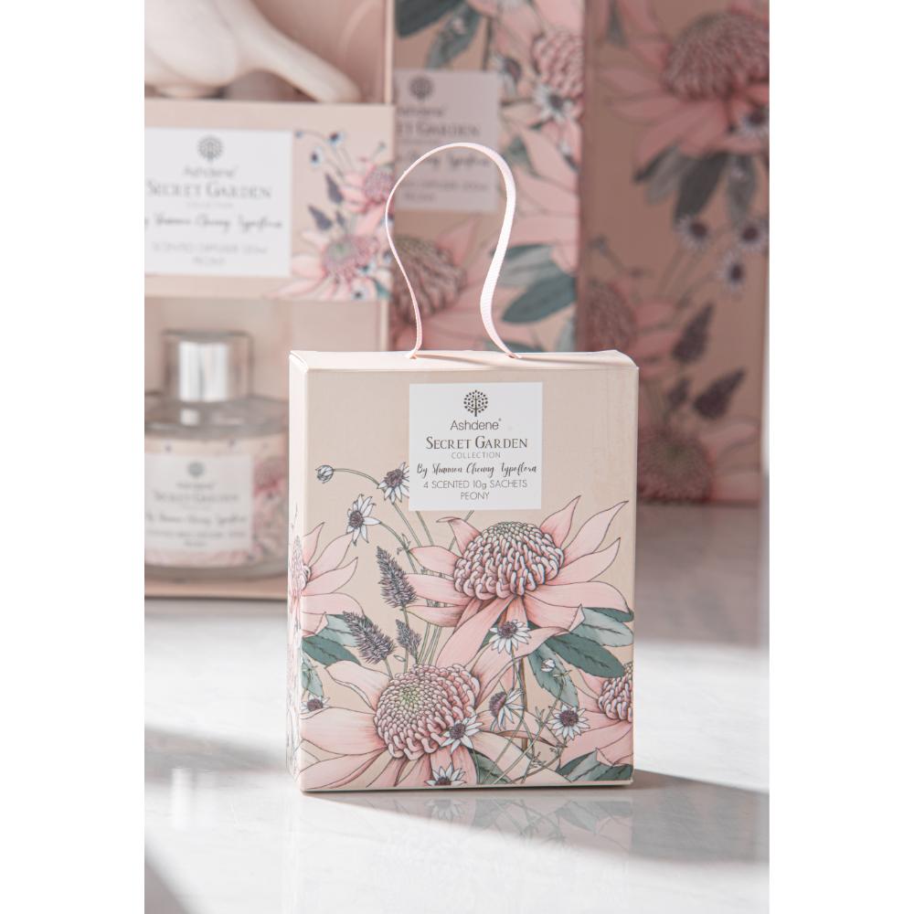 Ashdene Secret Garden Set of 4 Scented Sachets 10g