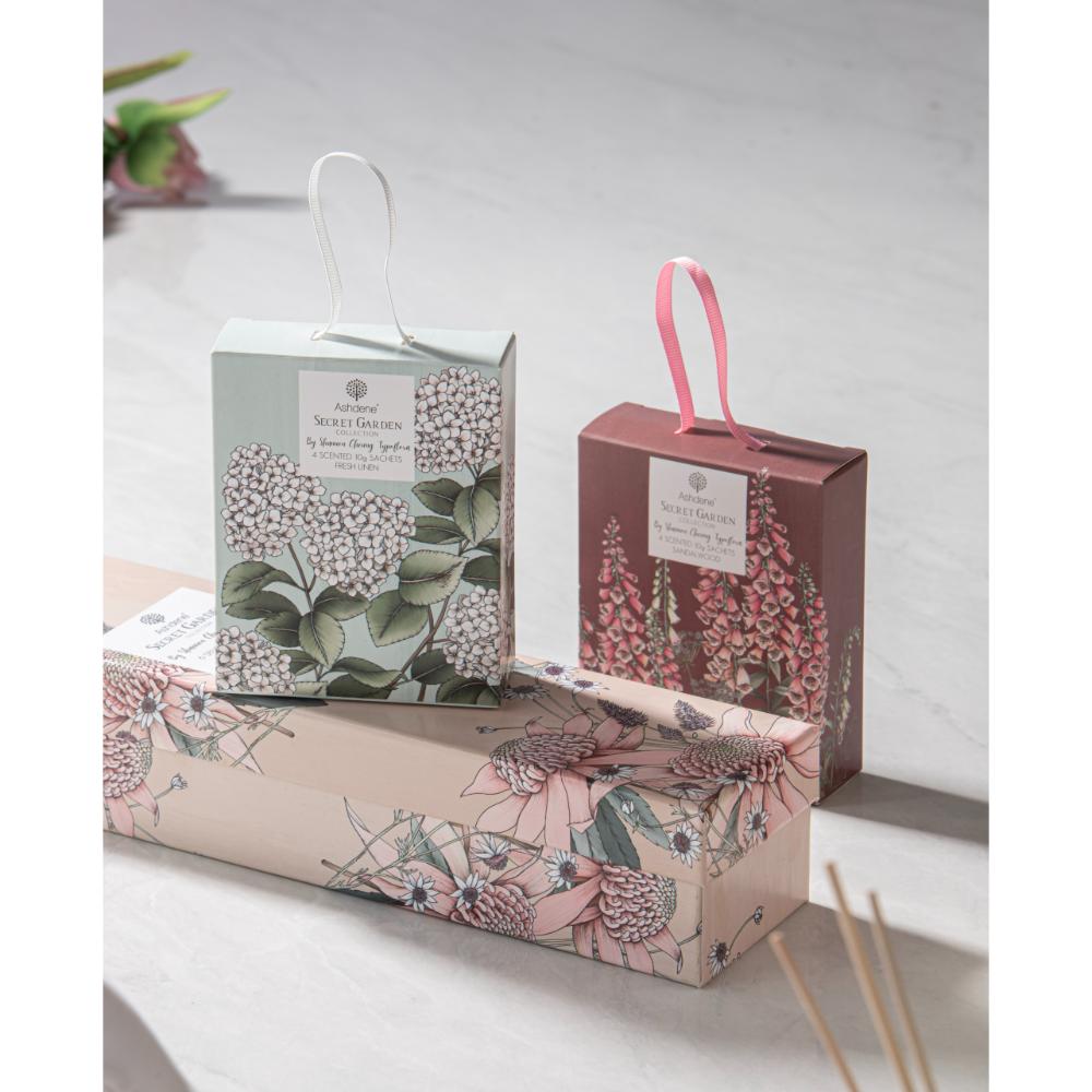 Ashdene Secret Garden Set of 4 Scented Sachets 10g