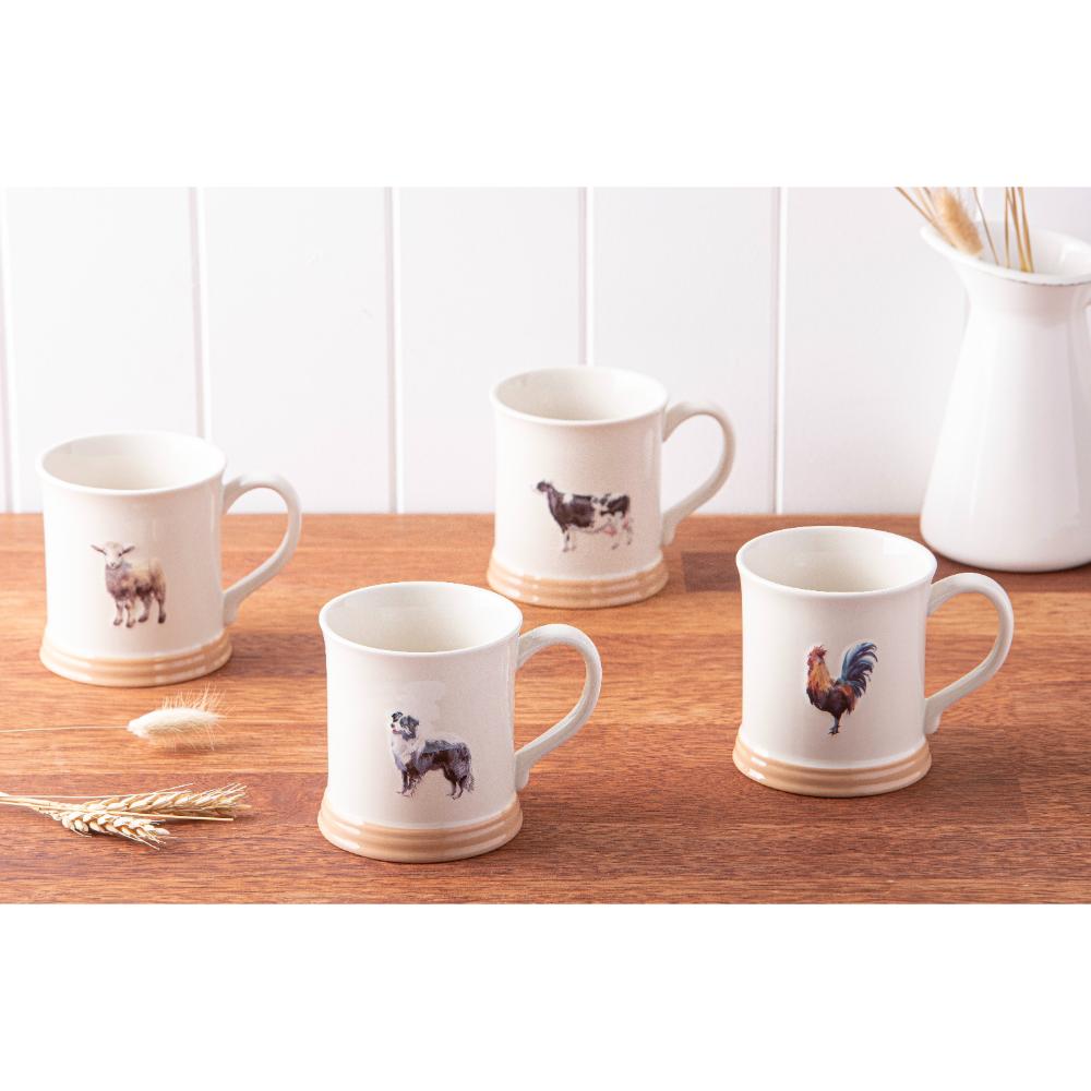 Ashdene Farm Friends Set of 4 Mugs Assorted