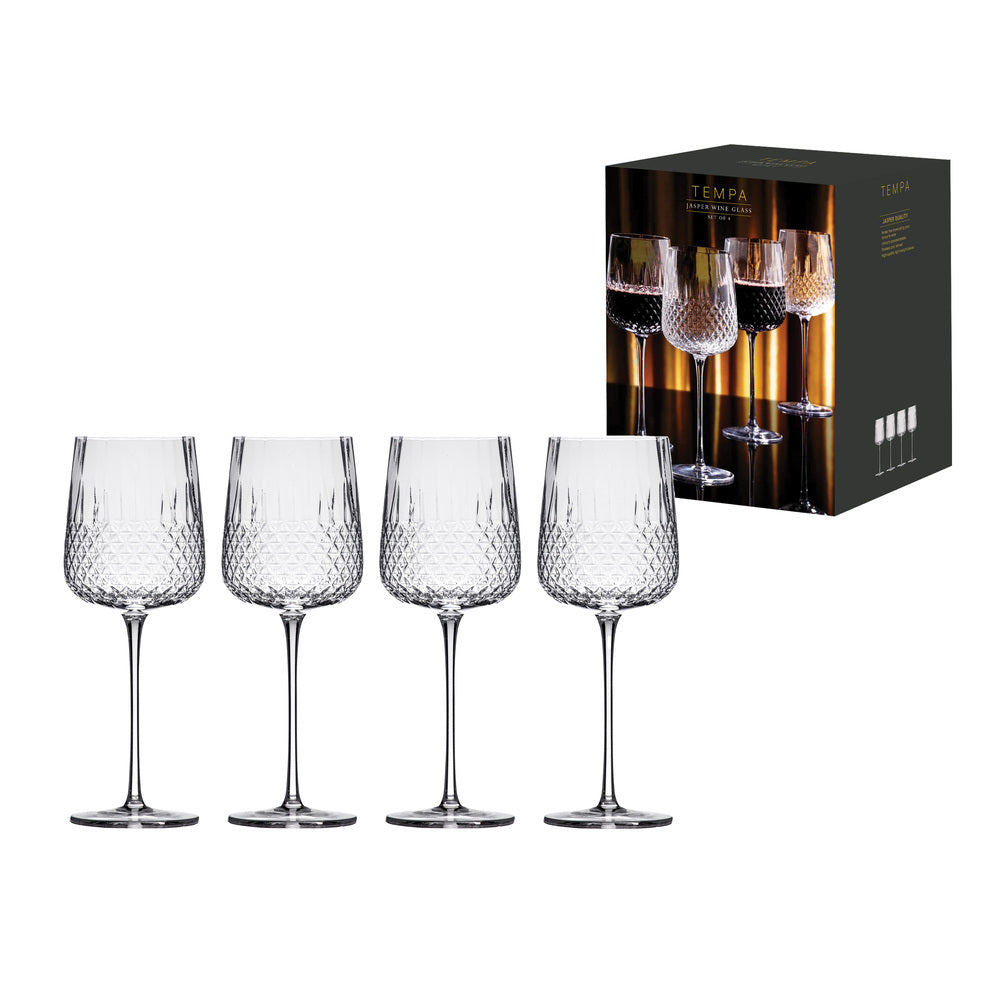 Tempa Jasper Set of 4 Wine Glasses