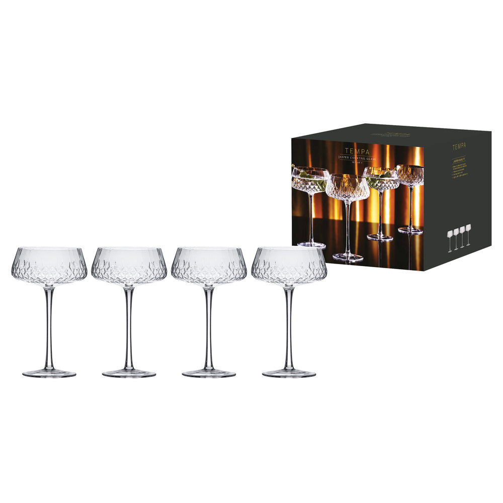 Tempa Jasper Set of 4 Cocktail Glasses