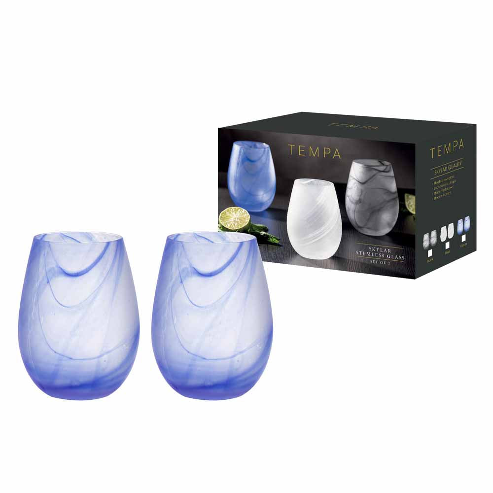 Tempa Skylar Set of 2 Stemless Glasses