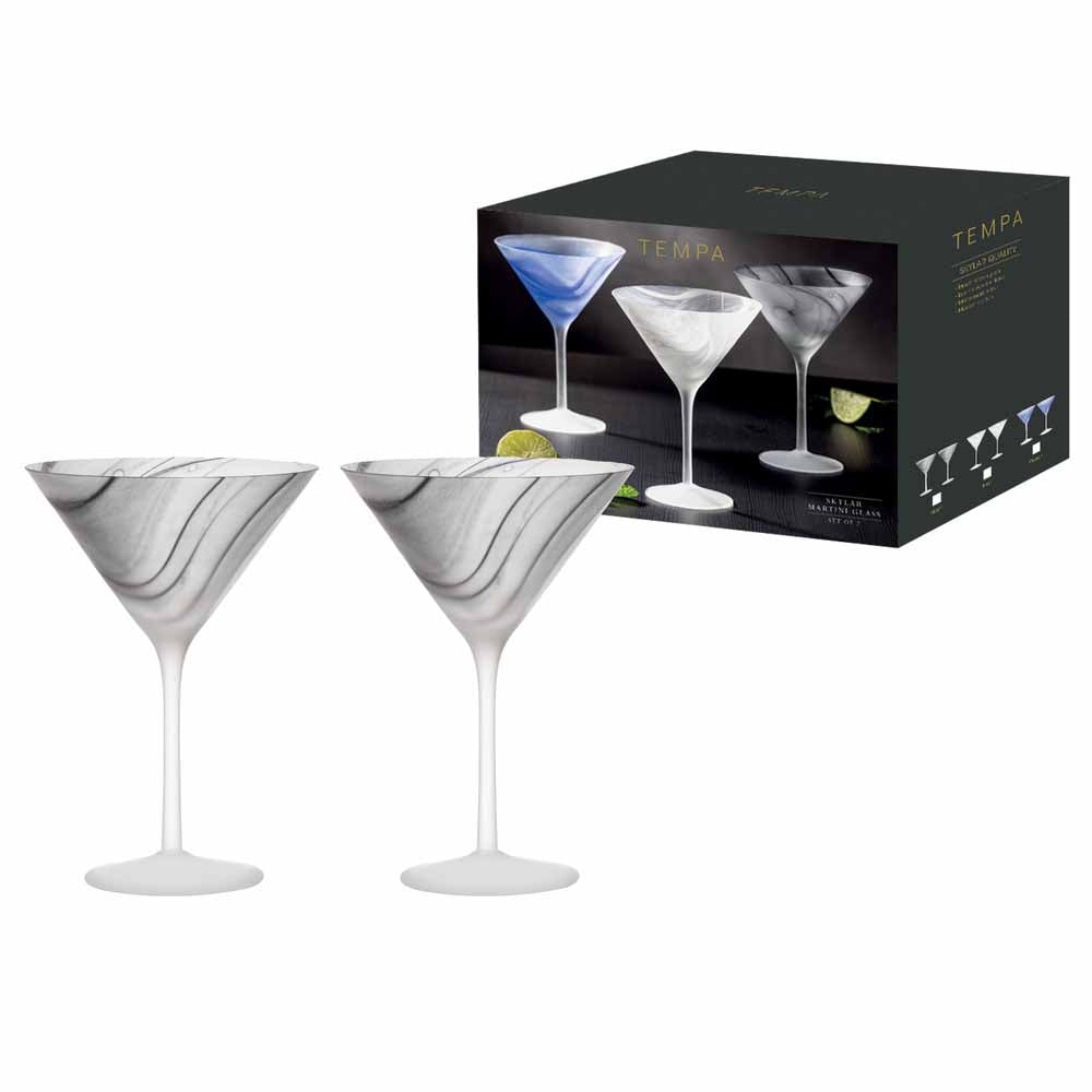 Tempa Skylar Set of 2 Martini Glasses