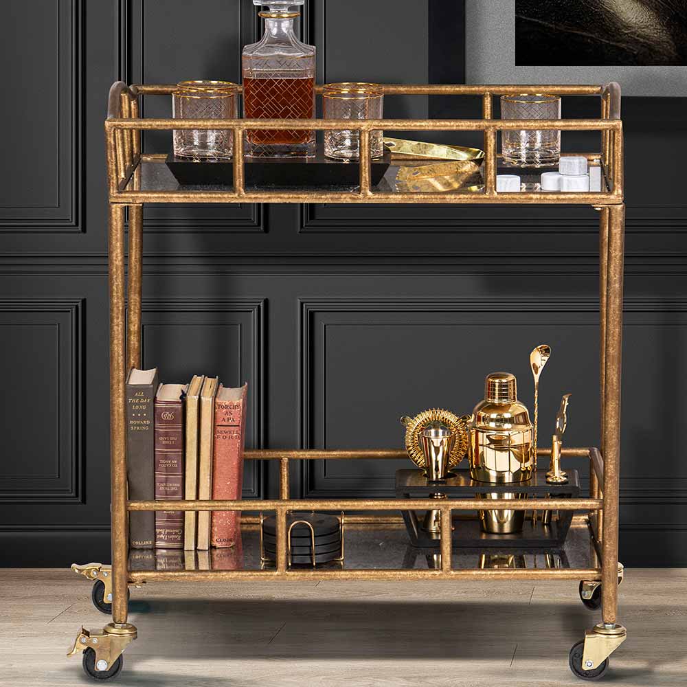 Tempa Bradley Bar Cart Antique