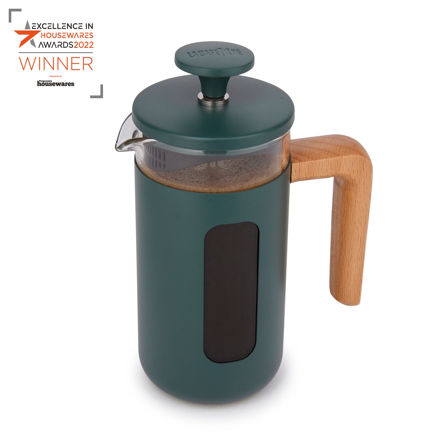 La Cafetière Pisa Three Cup Stainless Steel Cafetière
