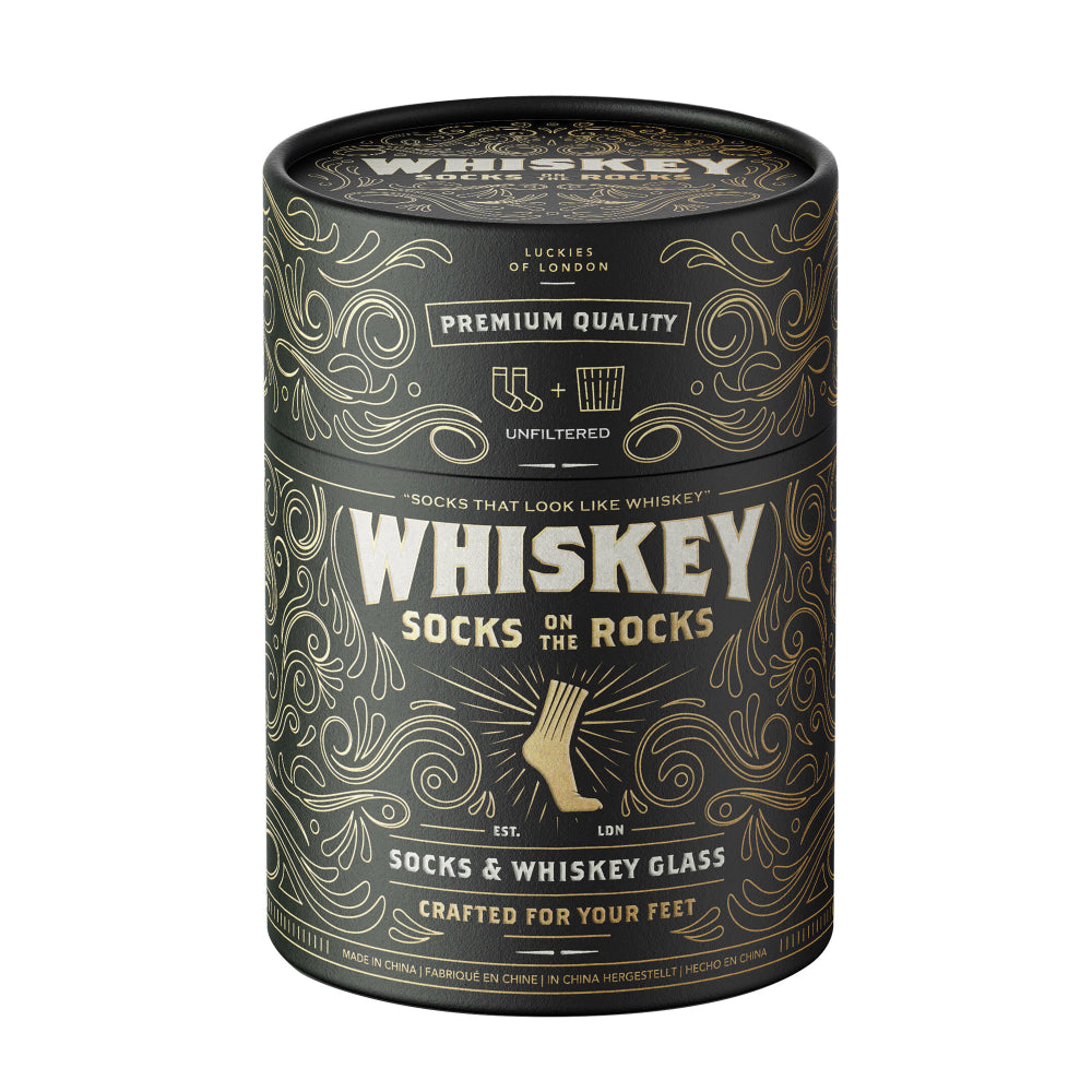 Luckies Whisky Socks on the Rocks Set