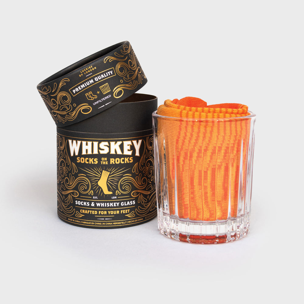 Luckies Whisky Socks on the Rocks Set