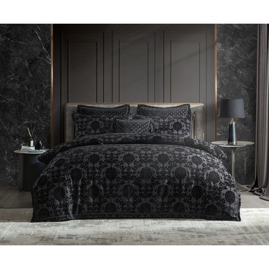 Davinci Imperial Black Quilt Cover Set