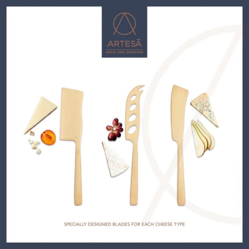 Artesa 3 Piece Cheese Knife Set