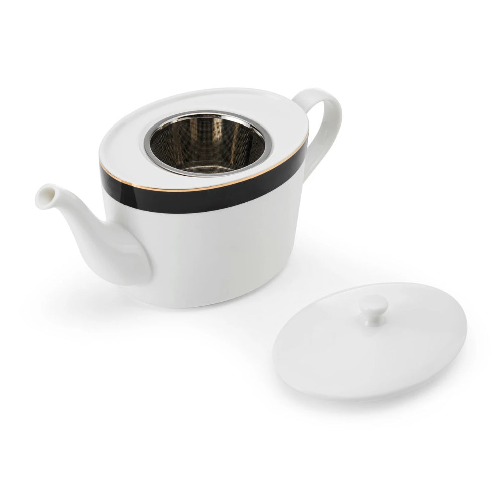 Mikasa Luxe Deco Fine China Infuser Teapot