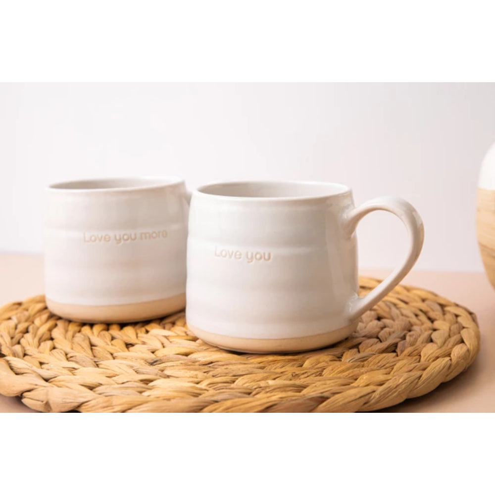Mikasa Stoneware 2pc 380ml Cosy Mug I Love You