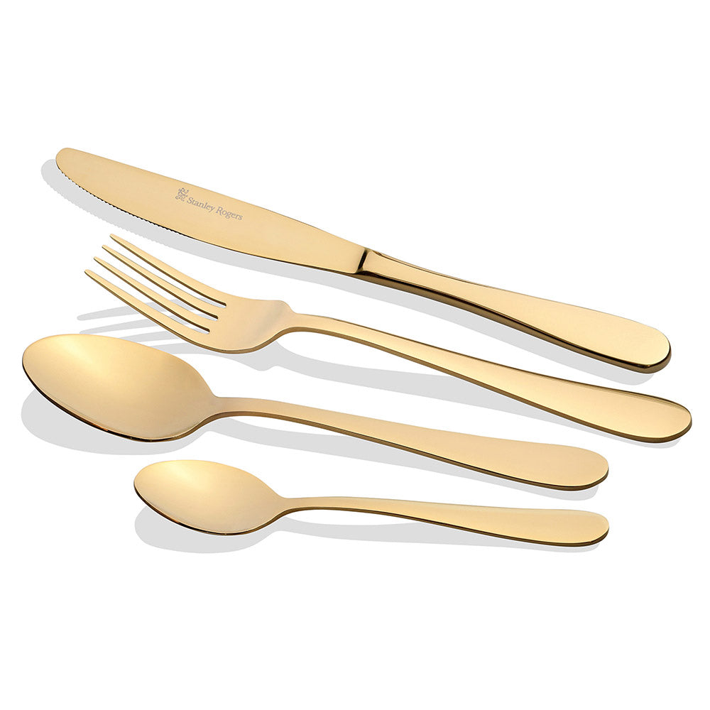 Stanley Rogers Albany Gold 24 Piece Cutlery Set