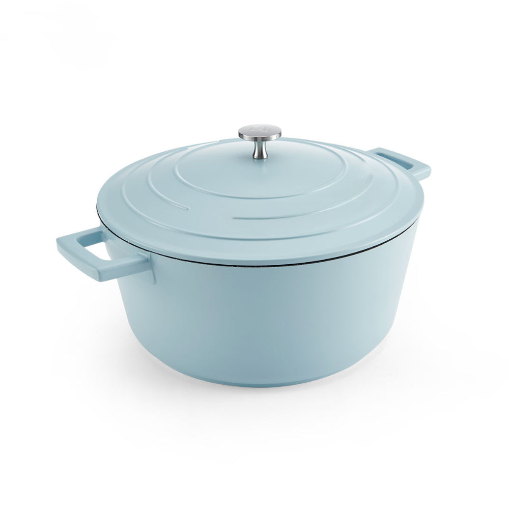 Mastercraft Casserole Dish Cast Aluminium 28cm Sky Blue