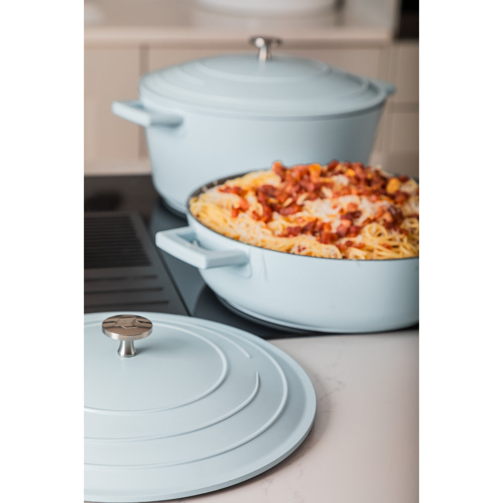 Mastercraft Casserole Dish Cast Aluminium 28cm Sky Blue