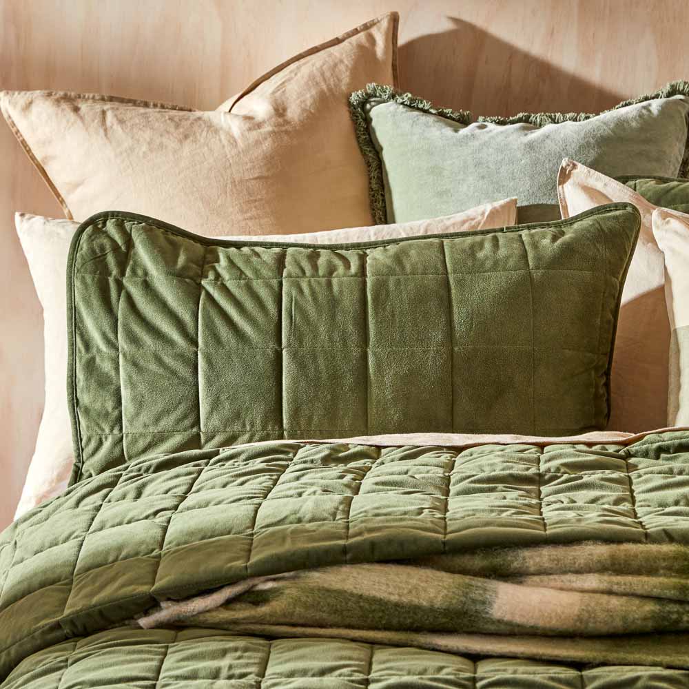 MyHouse Velvet Coverlet Set Iguana Queen/King