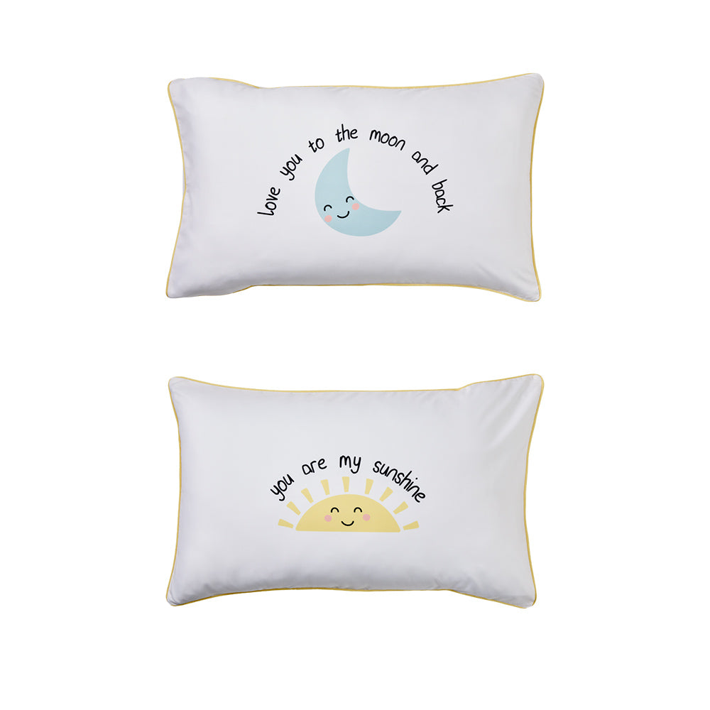 Adorn Living Novelty Pillowcase Pair