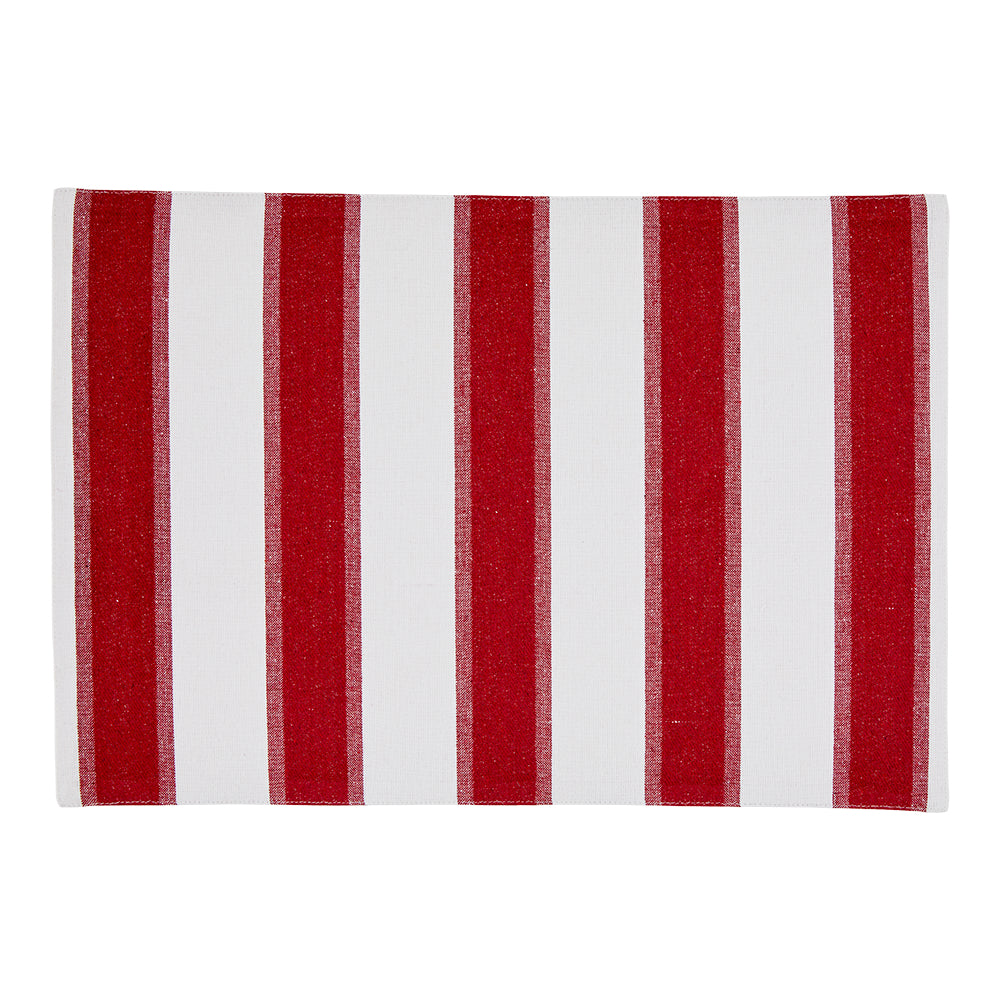 MyHouse Set of 2 Placemats Stripe Red