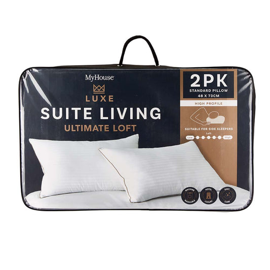 MyHouse Suite Living Set of 2 Standard Pillows