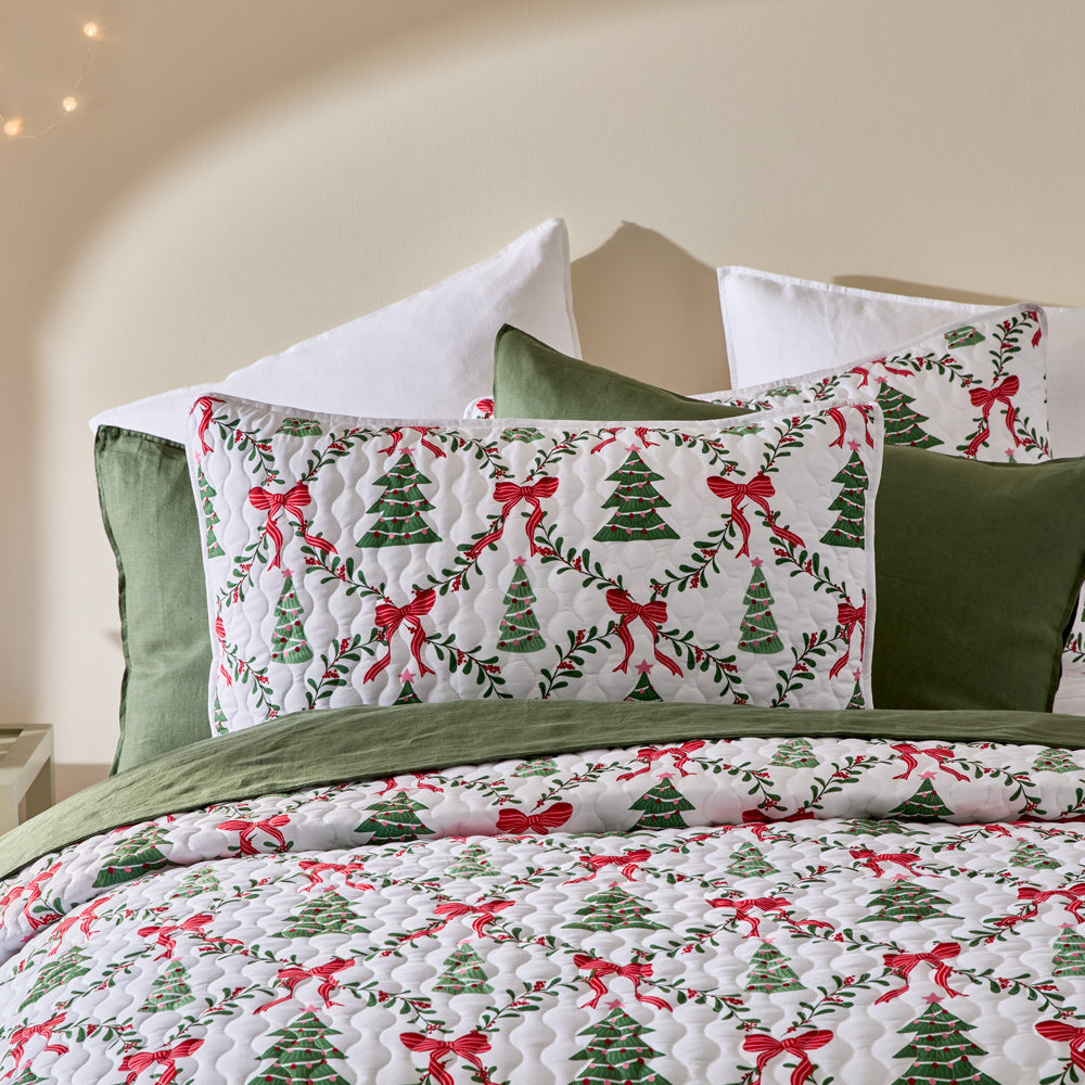 Adorn Living Merry Xmas Coverlet