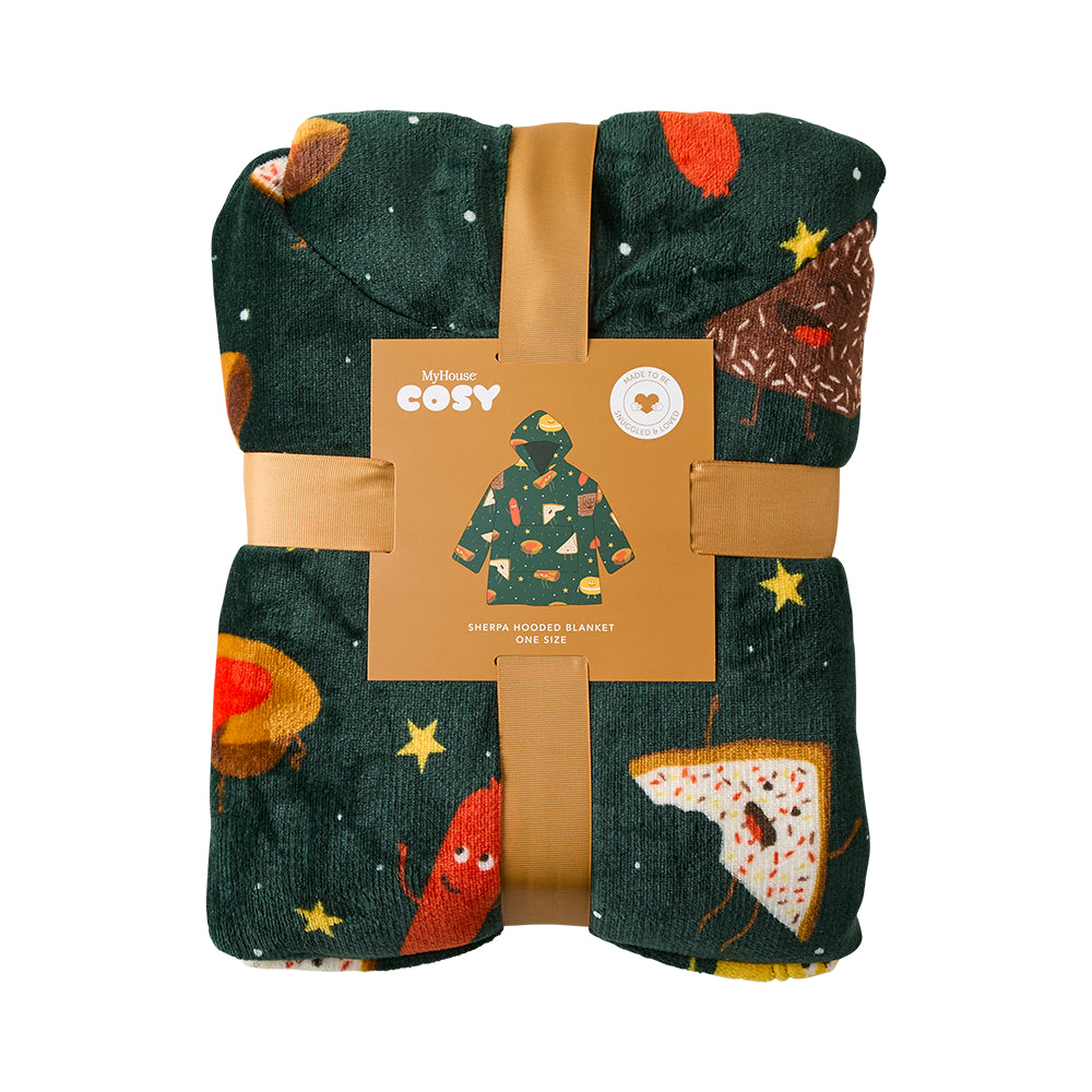 MyHouse Cosy Sherpa Hooded Blanket