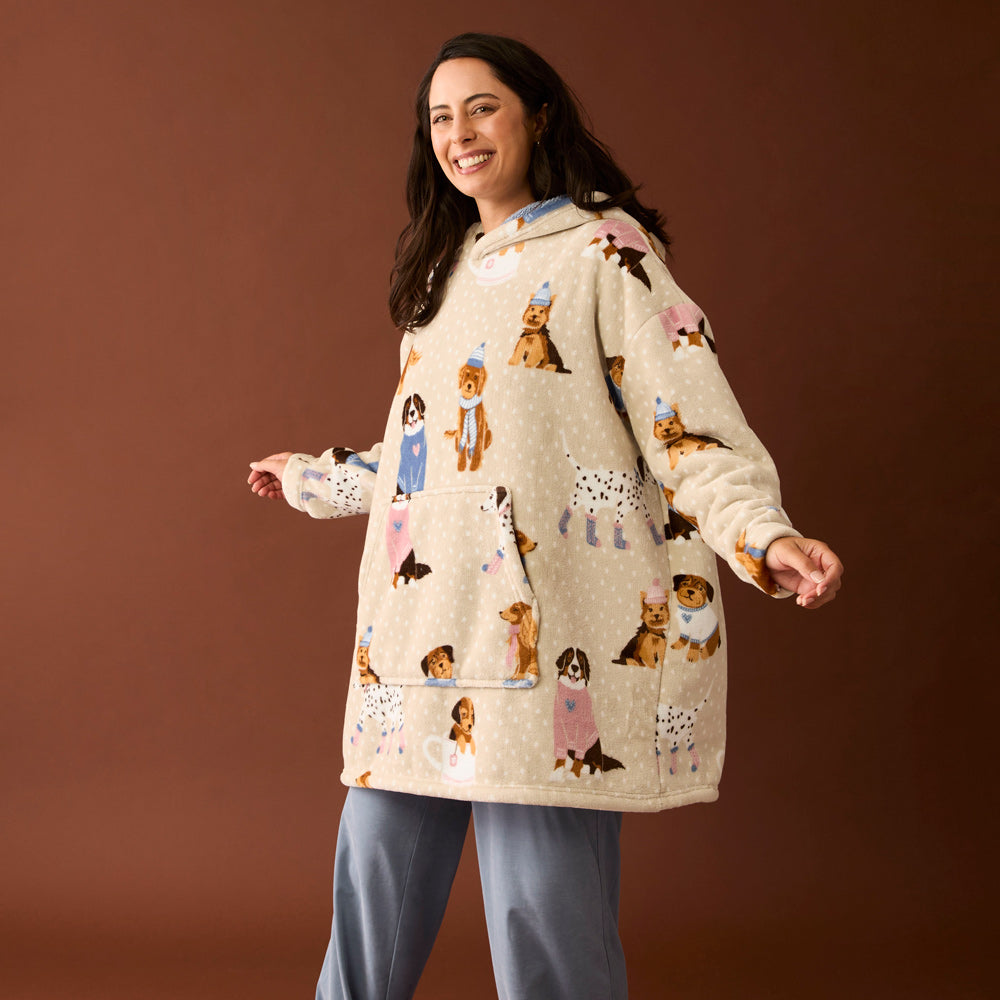 MyHouse Cosy Sherpa Hooded Blanket