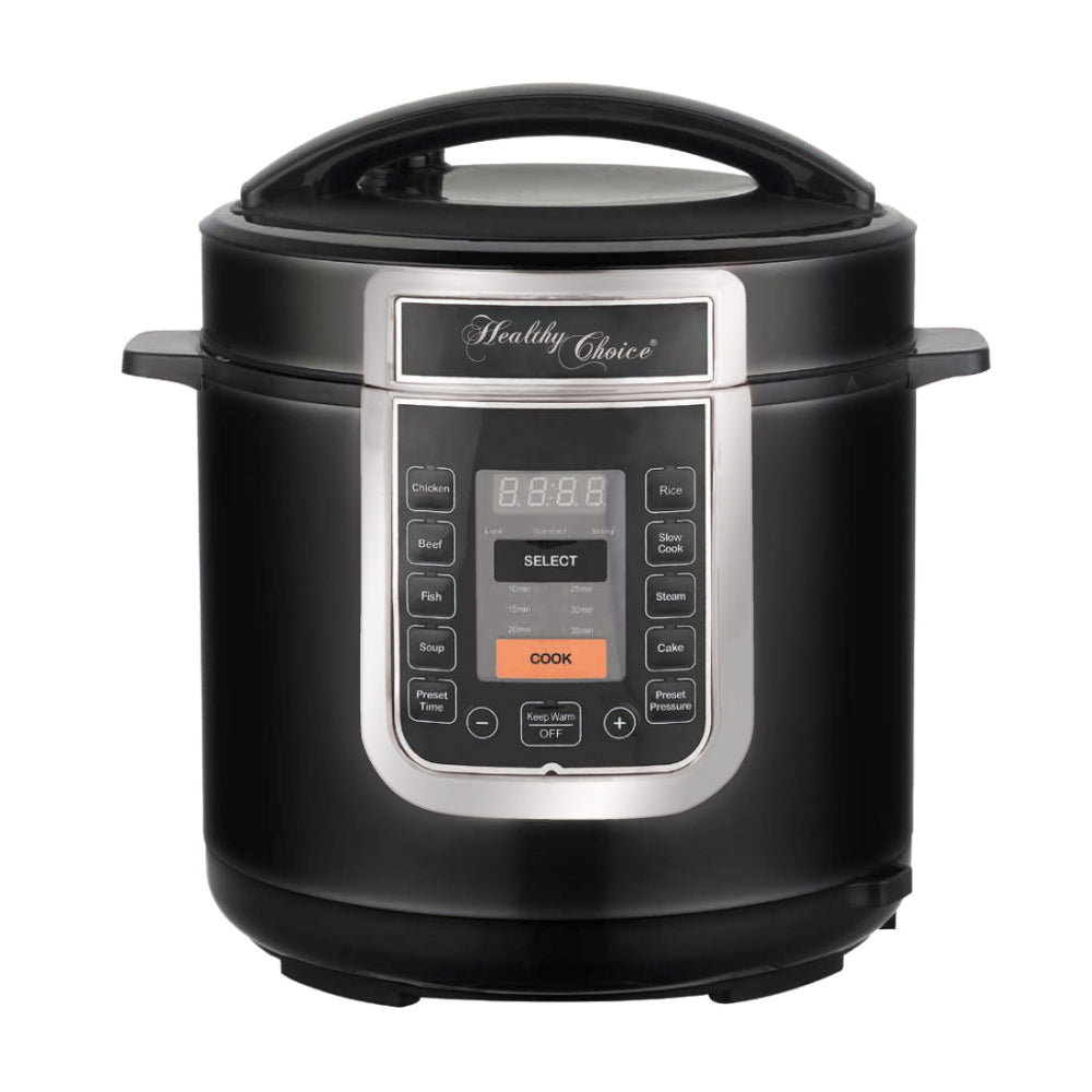 Healthy Choice Ceramic Coated PFAS Free Automatic Pressure Cooker 6L