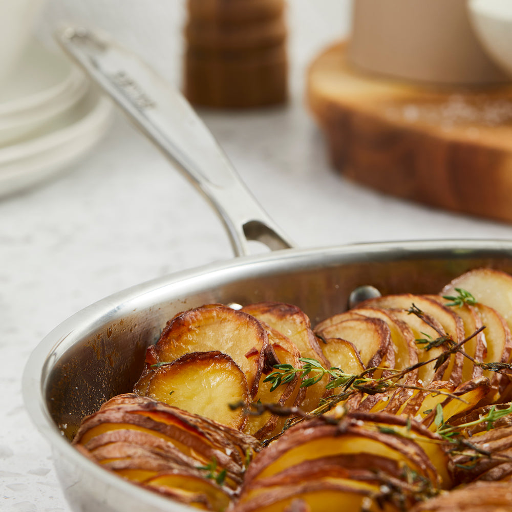 Baccarat iconiX Stainless Steel Frypan 26cm detail shot at House