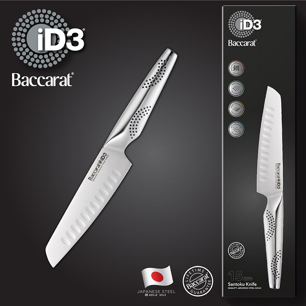 Baccarat iD3 Santoku Knife 15cm