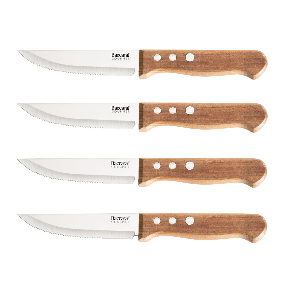 Baccarat Gourmet 4 Piece Steak Knife Set