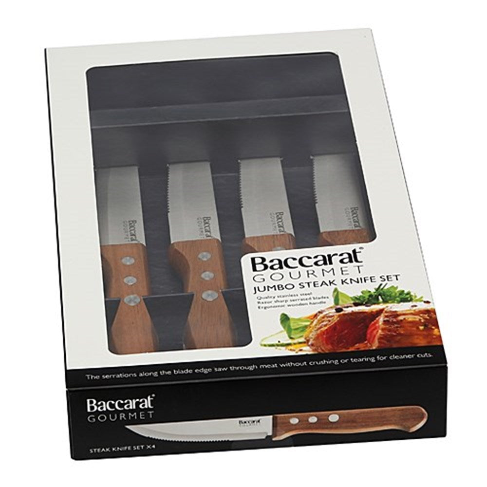 Baccarat Gourmet 4 Piece Steak Knife Set