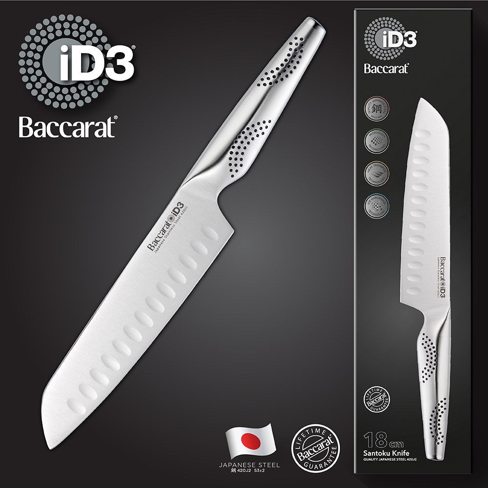 Baccarat iD3 Santoku Knife 18cm